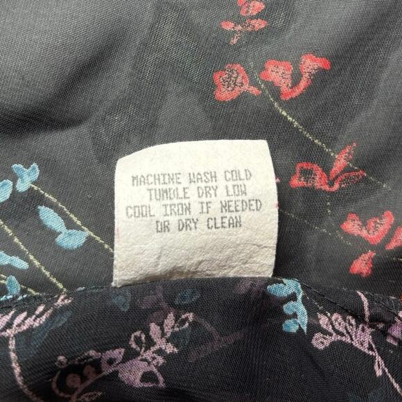 Vintage Carole Little Mesh Button Down Shirt Size 6 - Picture 5 of 7